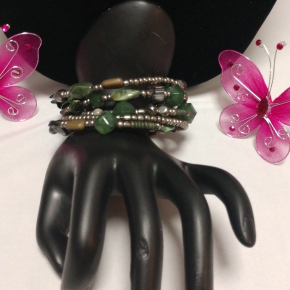 Bracelet emerald green - Picture 5 of 6